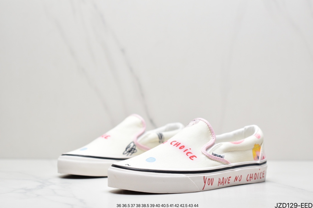 VANS Vans men's and women's shoes Javier Calleja limited joint VAULT OG super cute big-eyed boy's shoes men