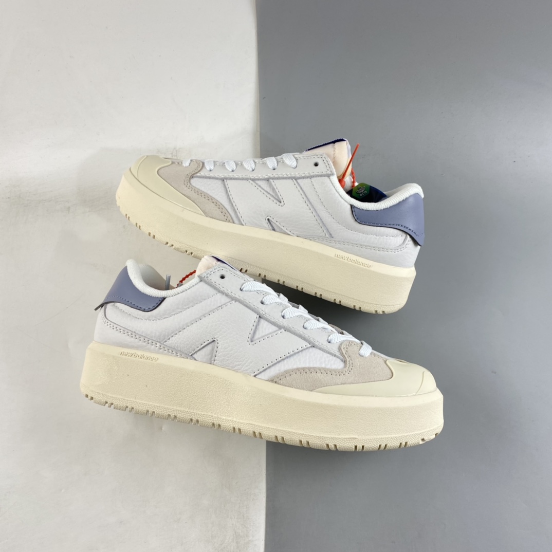 New Balance 302 series IU Li Zhien with the same rice white and blue thick-soled casual shoes CT302OA