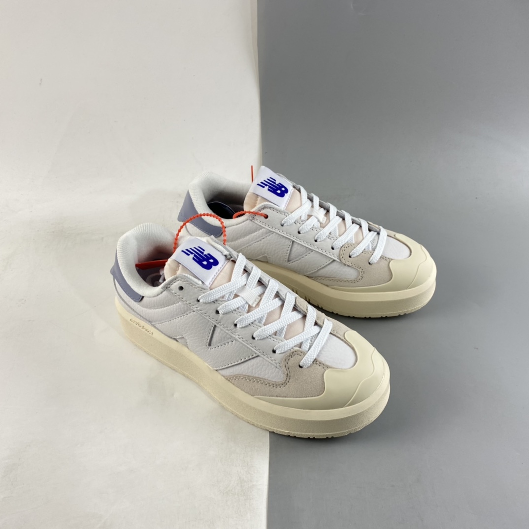 New Balance 302 series IU Li Zhien with the same rice white and blue thick-soled casual shoes CT302OA