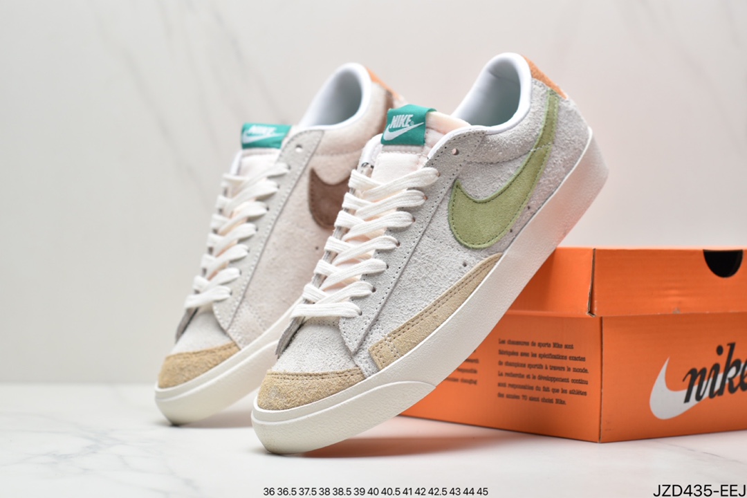 140 真标耐克Nike Blazer Low ’1977 VNTG SS经典开拓者低帮百搭休闲运动板鞋DM7582-100