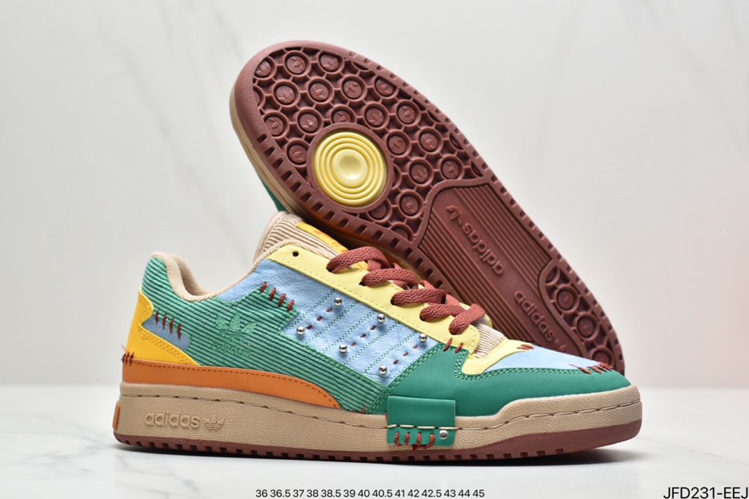 Melting Sadness x Adidas Clover Originals Forum 84 Low ”Karoro” Roman Collection Velcro GY0102