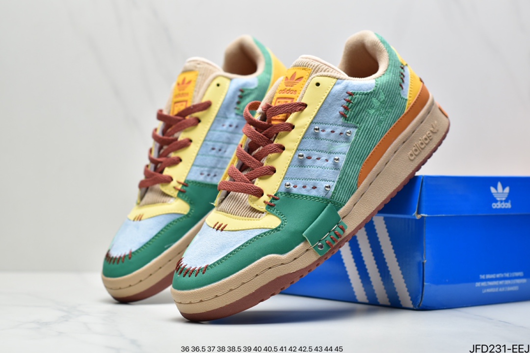 Melting Sadness x Adidas Clover Originals Forum 84 Low ”Karoro” Roman Collection Velcro GY0102