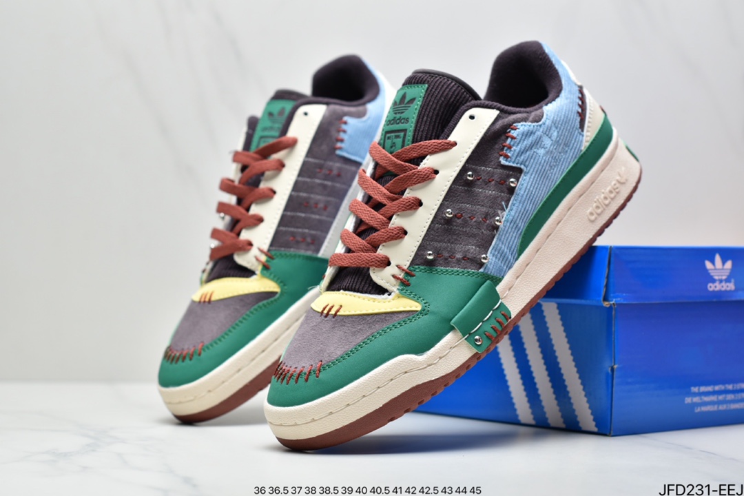 Melting Sadness x Adidas Clover Originals Forum 84 Low ”Karoro” Roman Collection Velcro GY0102