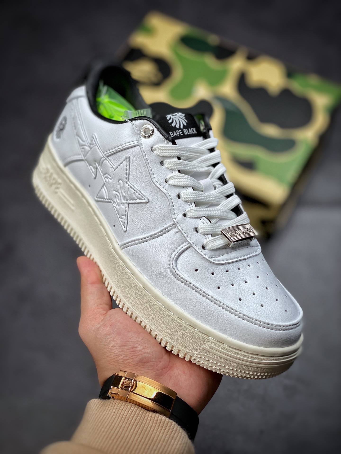 Bape Sta ”Tokyo” trend godfather Nigo brand ape head classic skateboard all-match casual sports shoes M191048G