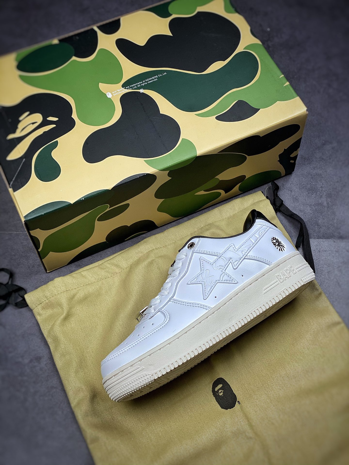 Bape Sta ”Tokyo” trend godfather Nigo brand ape head classic skateboard all-match casual sports shoes M191048G