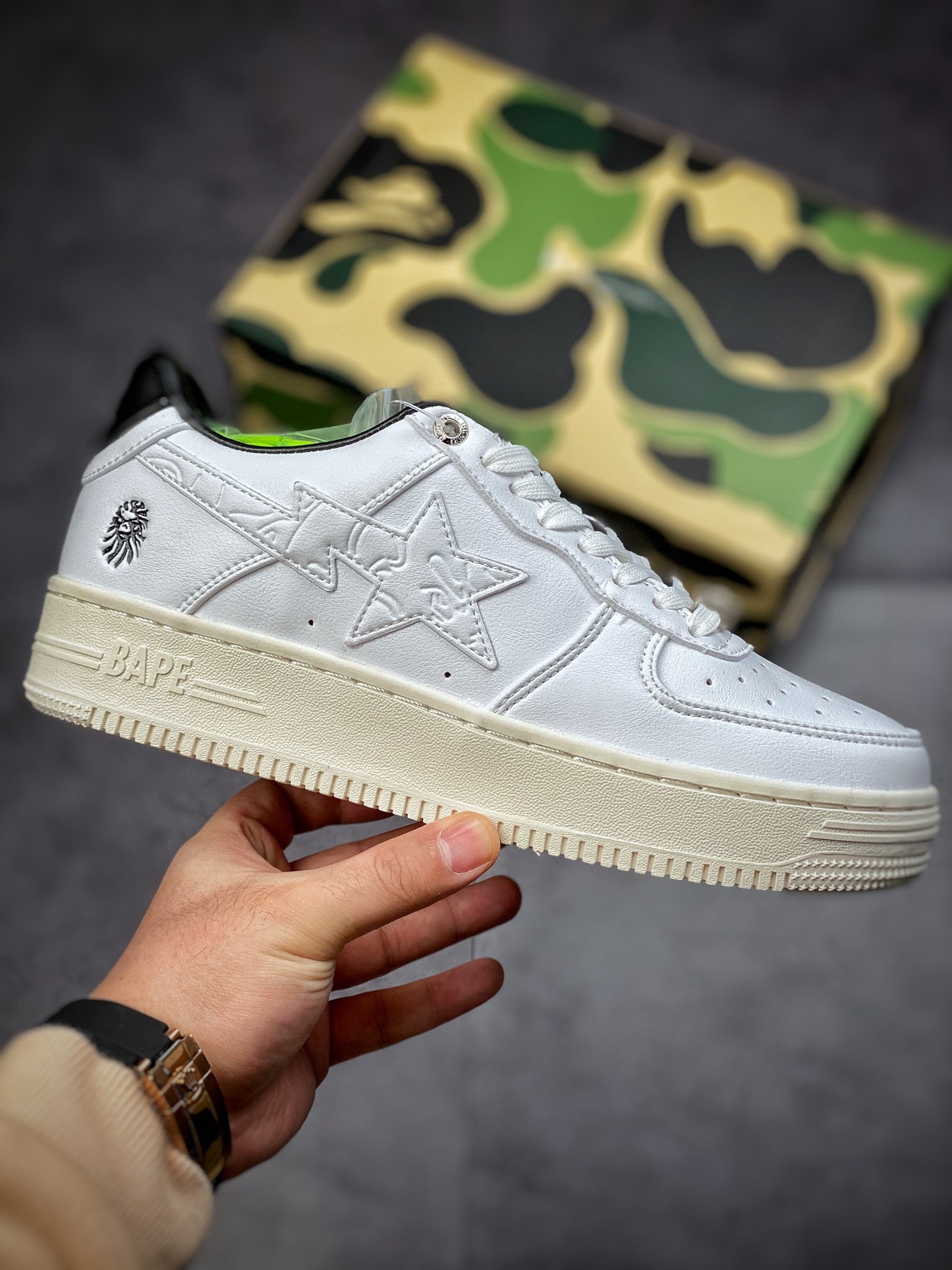 Bape Sta ”Tokyo” trend godfather Nigo brand ape head classic skateboard all-match casual sports shoes M191048G