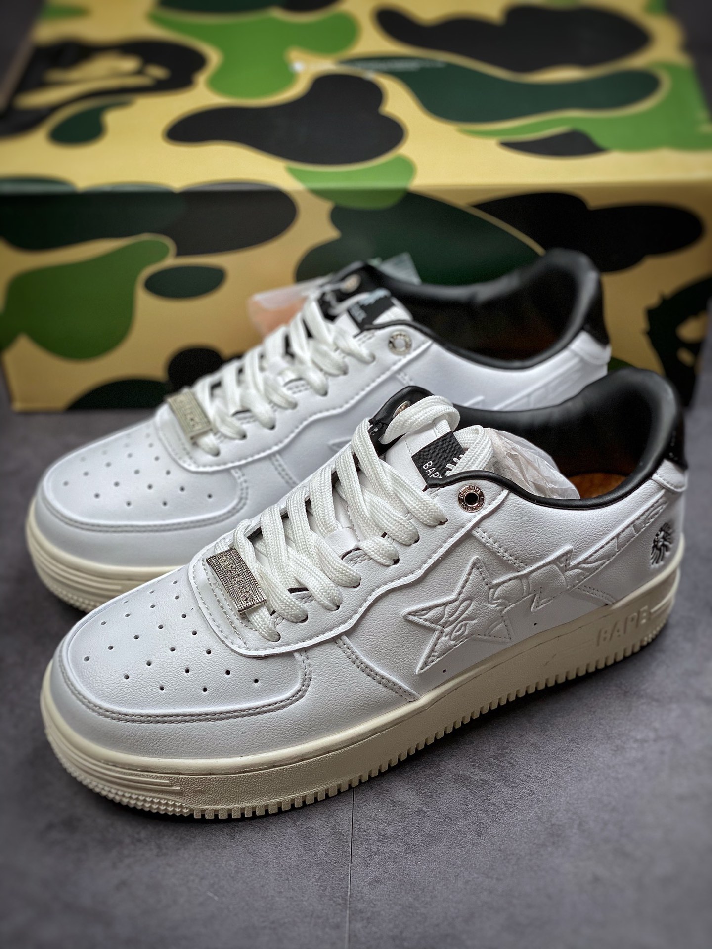 Bape Sta ”Tokyo” trend godfather Nigo brand ape head classic skateboard all-match casual sports shoes M191048G