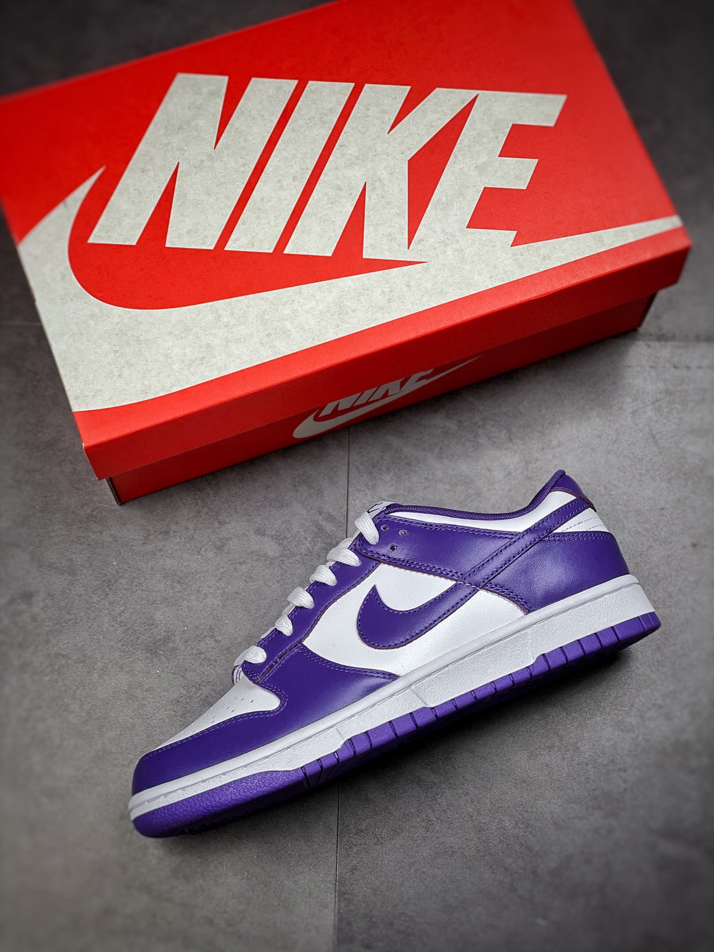 #The highest version of the market Nike Dunk Low ”Court Purple” white purple DD1391-104