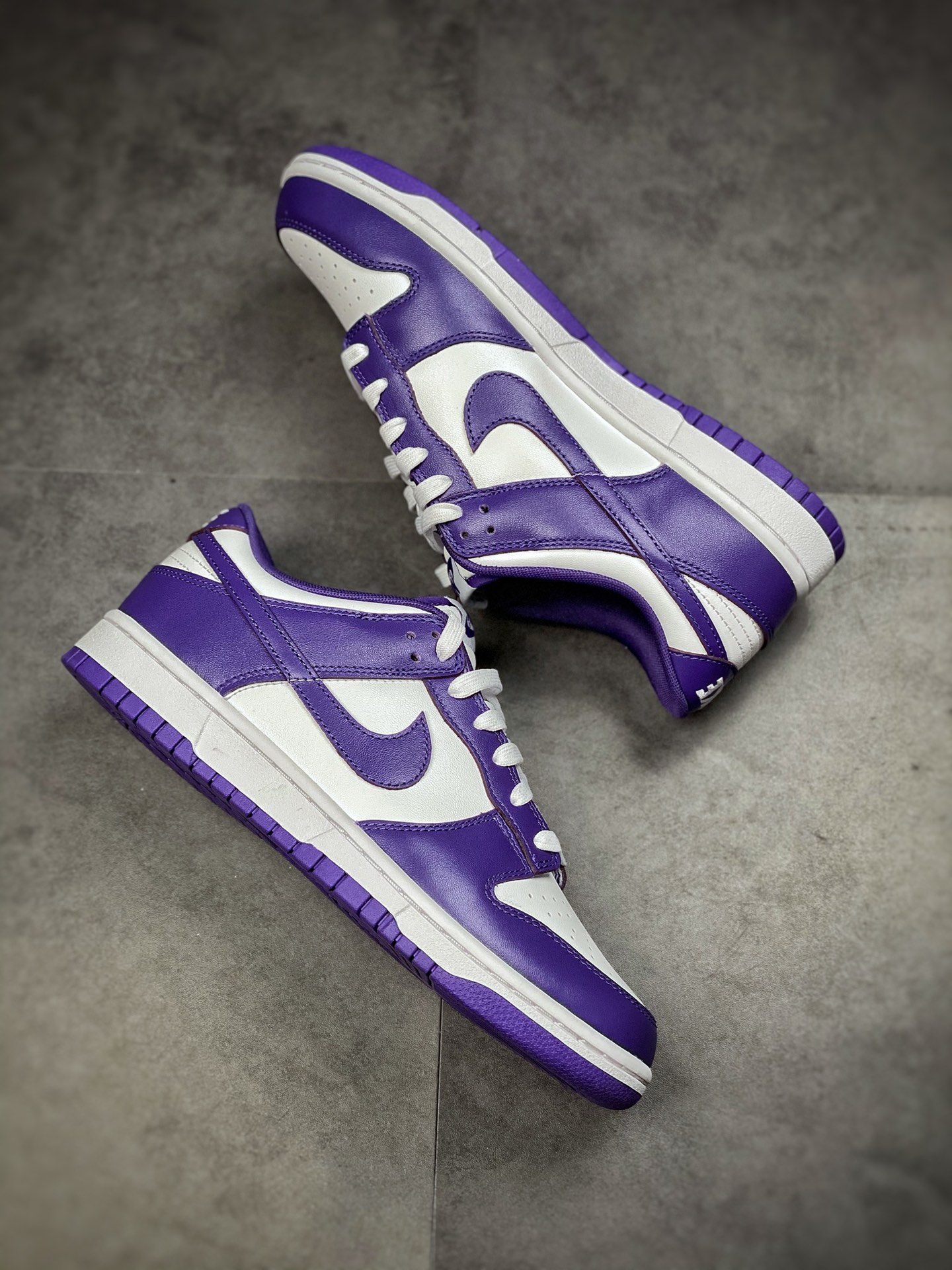 #The highest version of the market Nike Dunk Low ”Court Purple” white purple DD1391-104