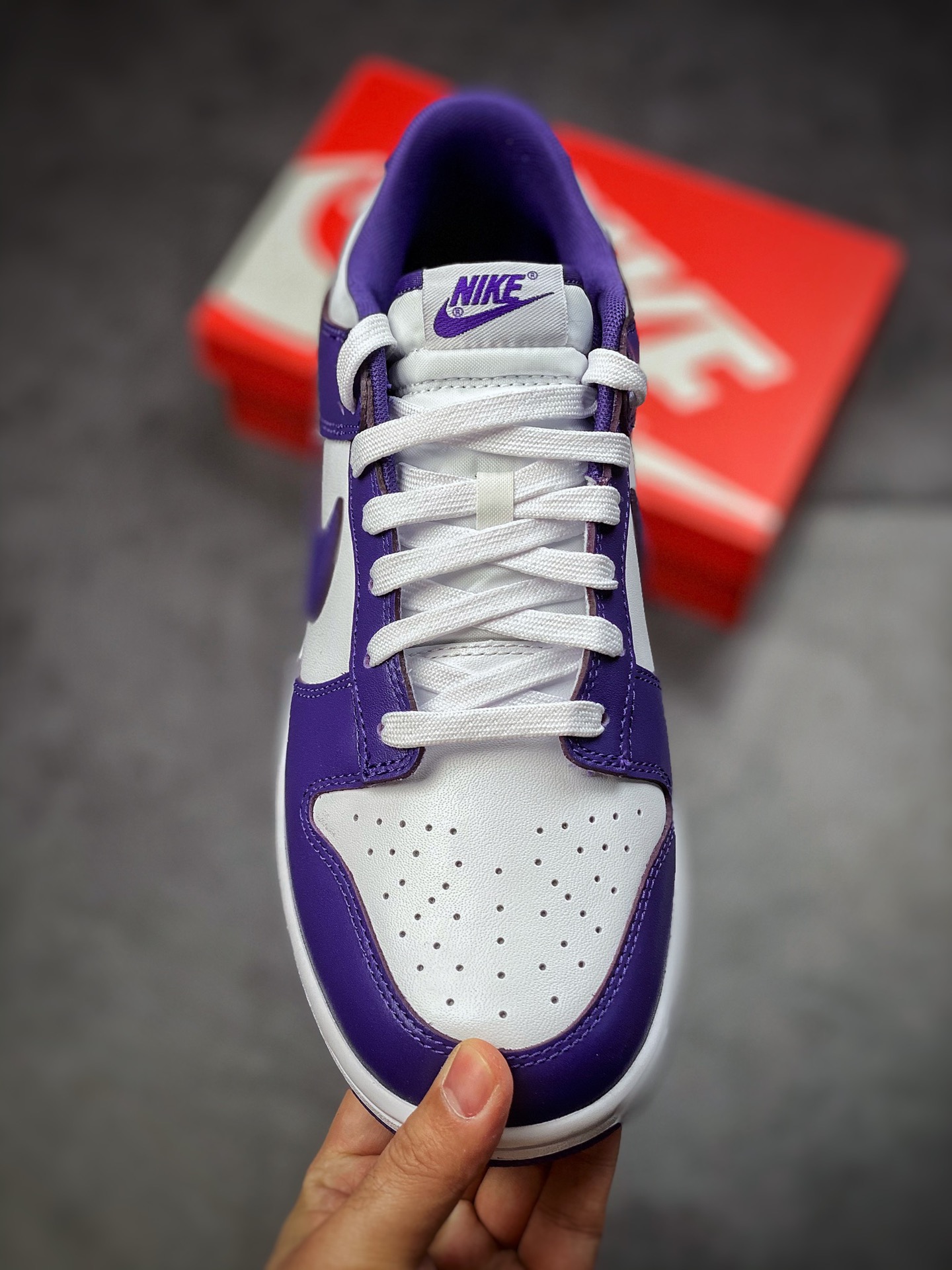 #The highest version of the market Nike Dunk Low ”Court Purple” white purple DD1391-104