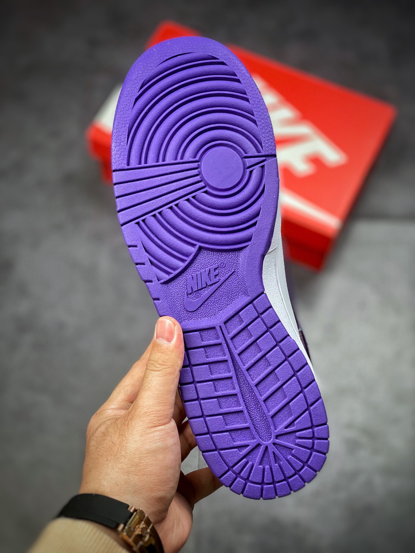 #The highest version of the market Nike Dunk Low ”Court Purple” white purple DD1391-104