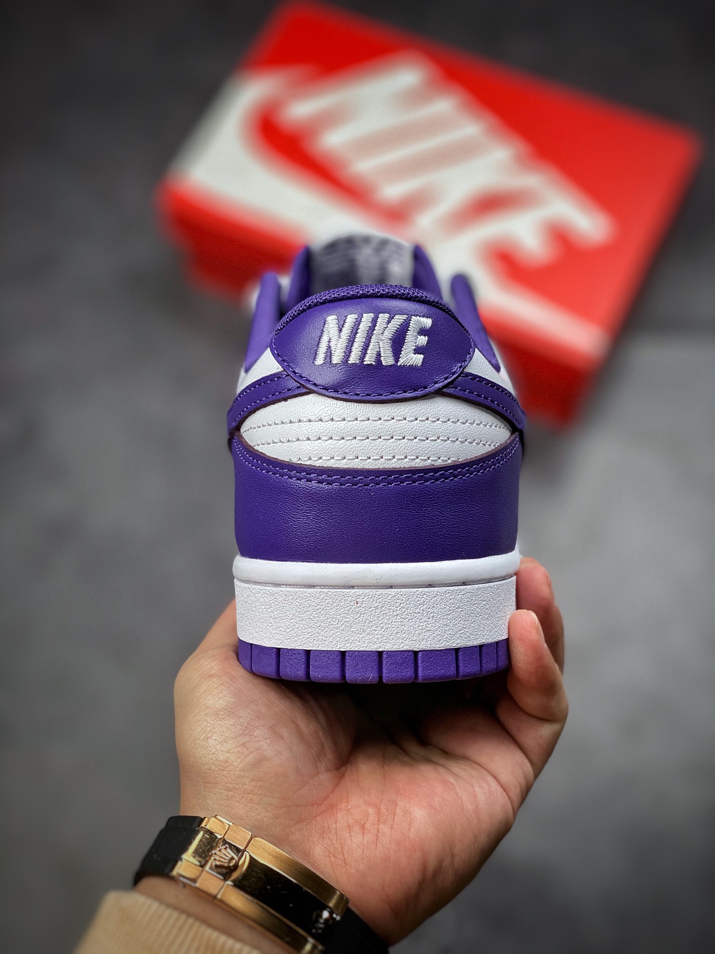 #The highest version of the market Nike Dunk Low ”Court Purple” white purple DD1391-104