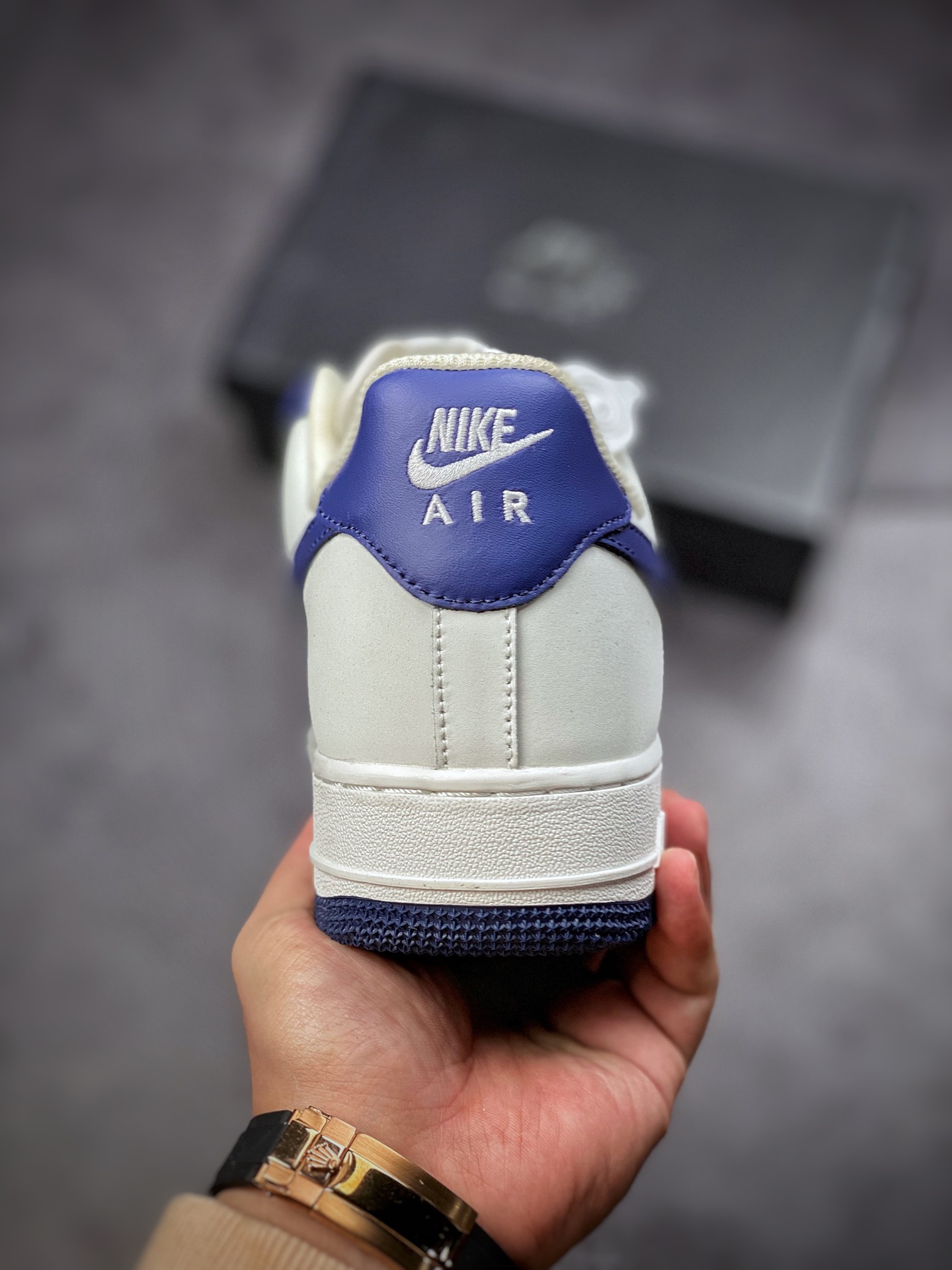 220 Nike Air Force 1 Low 07 米蓝拼接 原楦头原纸板 AL2236-106