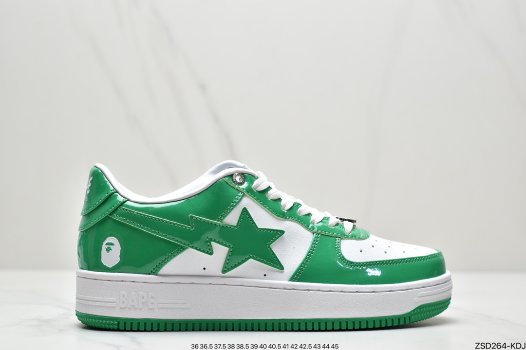 310 Bape Sta ”Tokyo” 潮流教父Nigo 品牌 猿人头经典滑板百搭休闲运动板鞋 M191045G