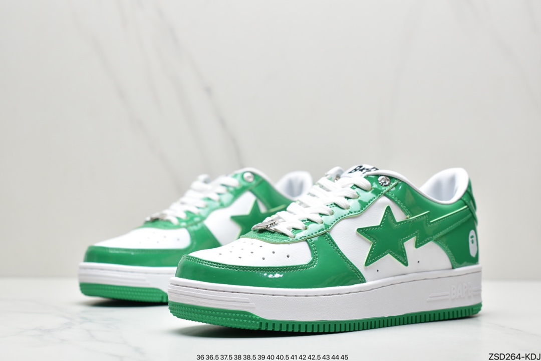 310 Bape Sta ”Tokyo” 潮流教父Nigo 品牌 猿人头经典滑板百搭休闲运动板鞋 M191045G