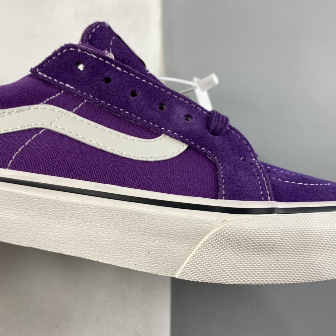 P150   Vans Sk8-Low 2022春夏新款低帮帝王紫 范斯休闲帆布鞋复古滑板鞋 VN0A4UWIAOS