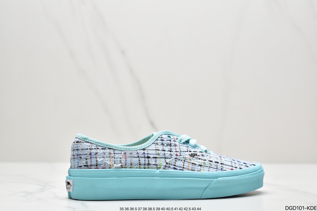 80 真标万斯 Vans 安纳海姆系列 Authentic 夏日小清新帆布硫化板鞋