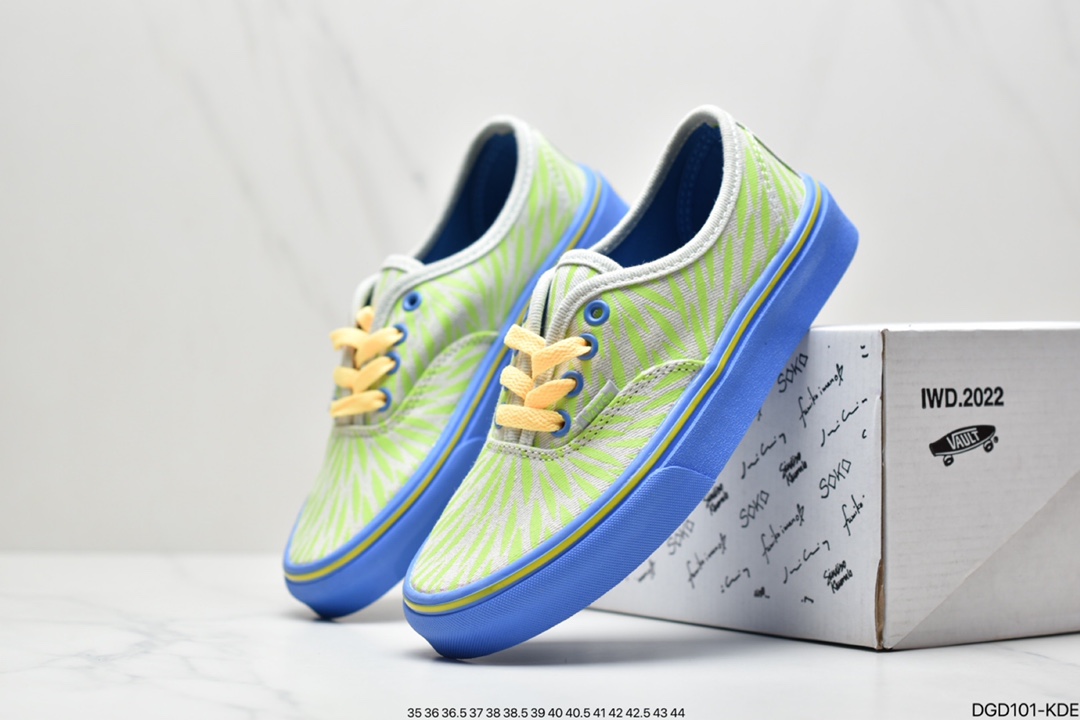 80 真标万斯 Vans 安纳海姆系列 Authentic 夏日小清新帆布硫化板鞋