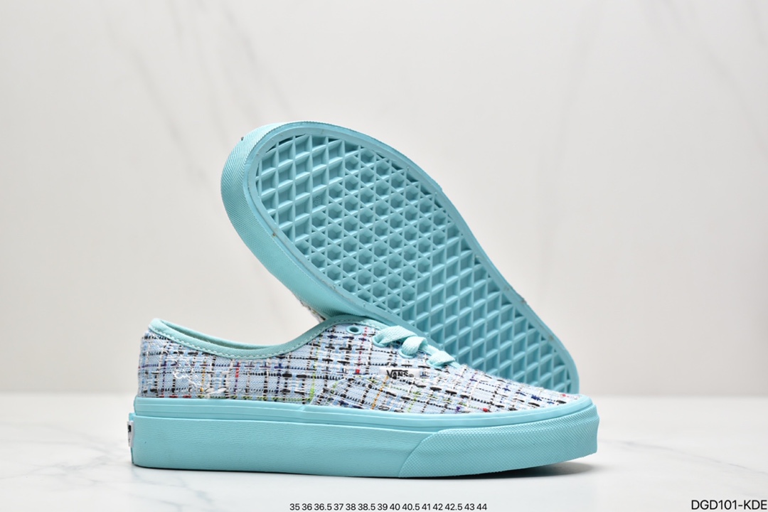 80 真标万斯 Vans 安纳海姆系列 Authentic 夏日小清新帆布硫化板鞋