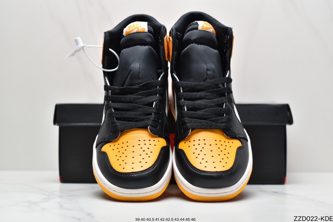 250 NK Air Jordan 1 Retro High OG”Yellow Toe”AJ1代经典篮球鞋555088-711