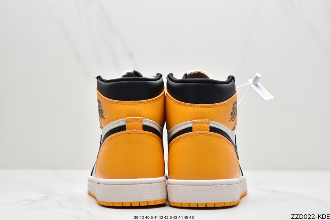 250 NK Air Jordan 1 Retro High OG”Yellow Toe”AJ1代经典篮球鞋555088-711