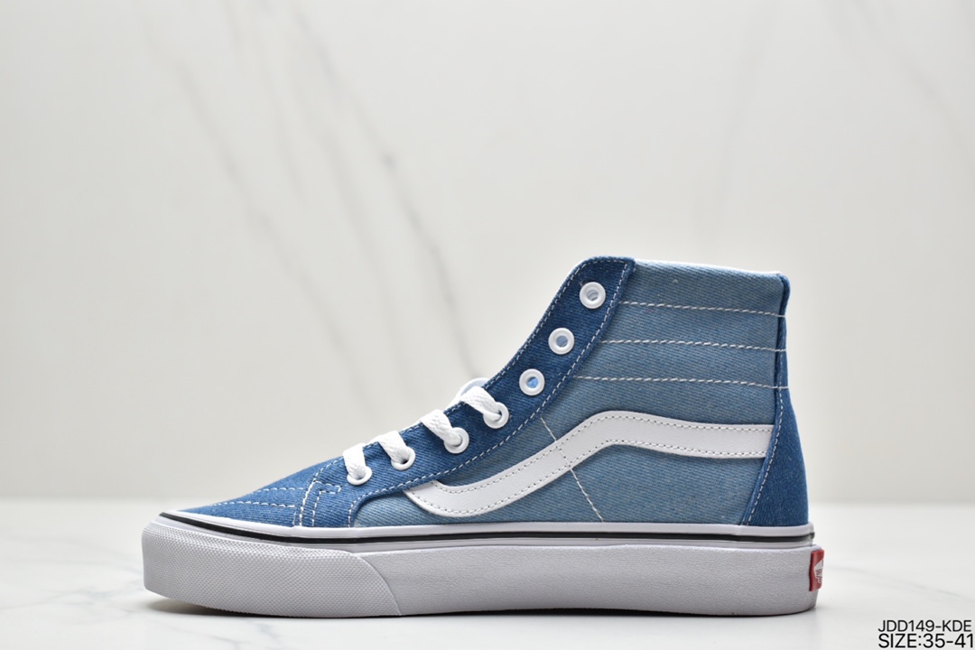 120 VANS/万斯  Sk8-Hi Slim硫化 经典时尚高帮百搭校园休闲运动滑板鞋