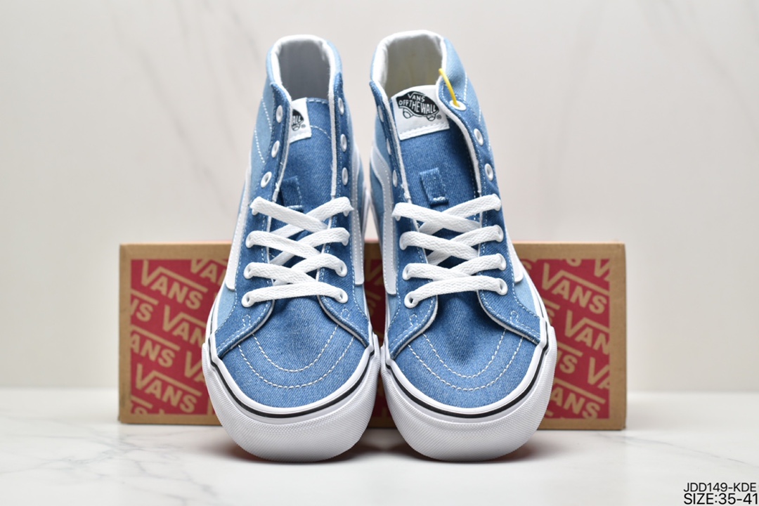 120 VANS/万斯  Sk8-Hi Slim硫化 经典时尚高帮百搭校园休闲运动滑板鞋