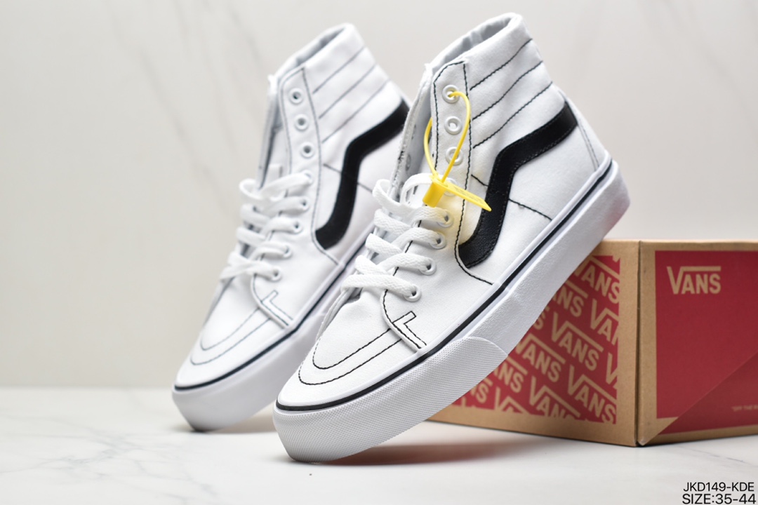 160 VANS/万斯  Sk8-Hi Slim硫化 经典时尚高帮百搭校园休闲运动滑板鞋