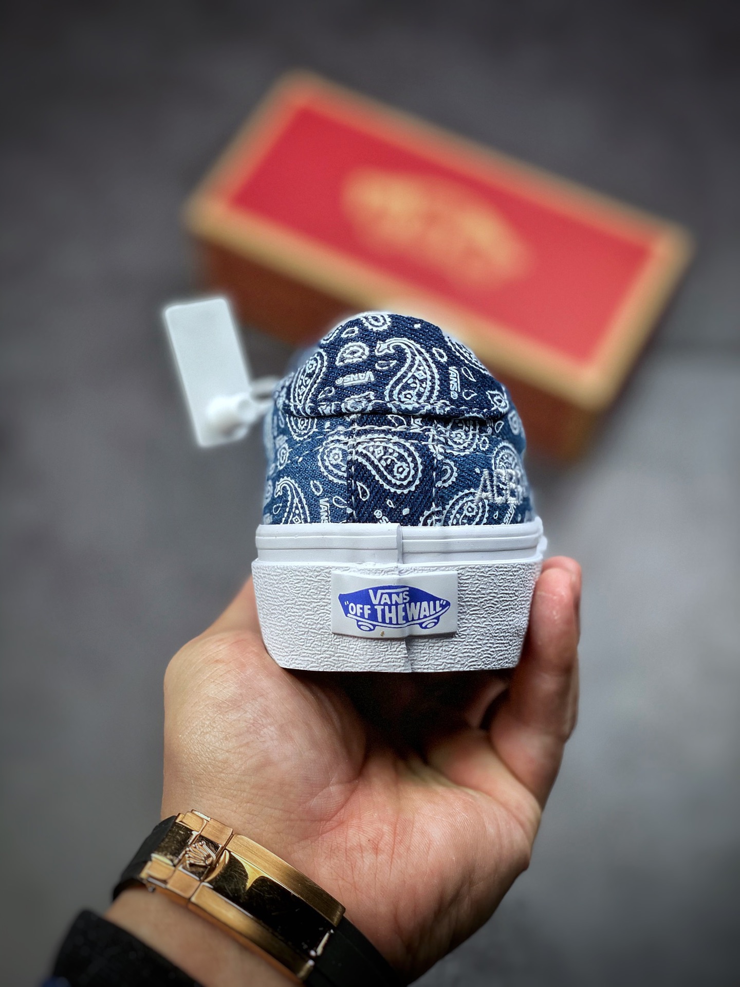 160  Vans牛仔蓝白腰果花来袭 Vans Acer Ni Sp 复古丹宁牛仔蓝 VN0A4UWYASN