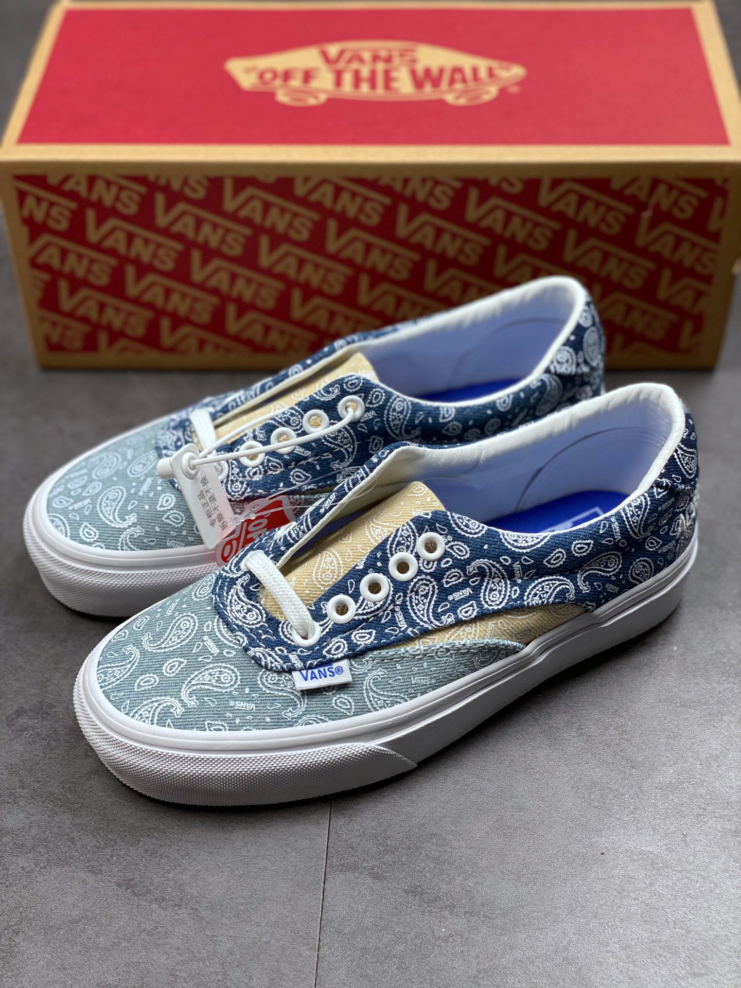 160  Vans牛仔蓝白腰果花来袭 Vans Acer Ni Sp 复古丹宁牛仔蓝 VN0A4UWYASN