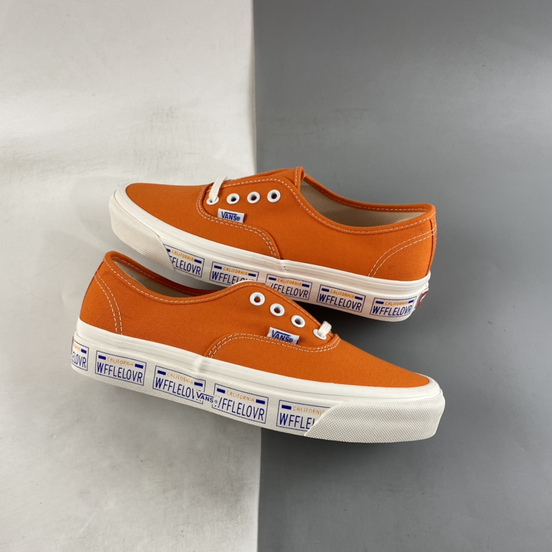 P150  Vans Authentic 夏日甜甜 活力橙 安纳海姆低帮板鞋 VN0A38ENVKL