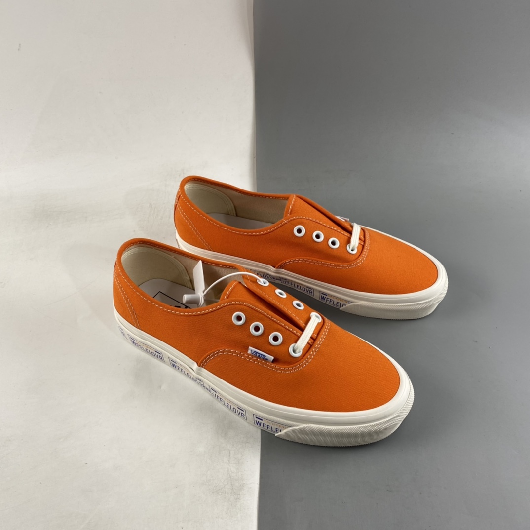 P150  Vans Authentic 夏日甜甜 活力橙 安纳海姆低帮板鞋 VN0A38ENVKL