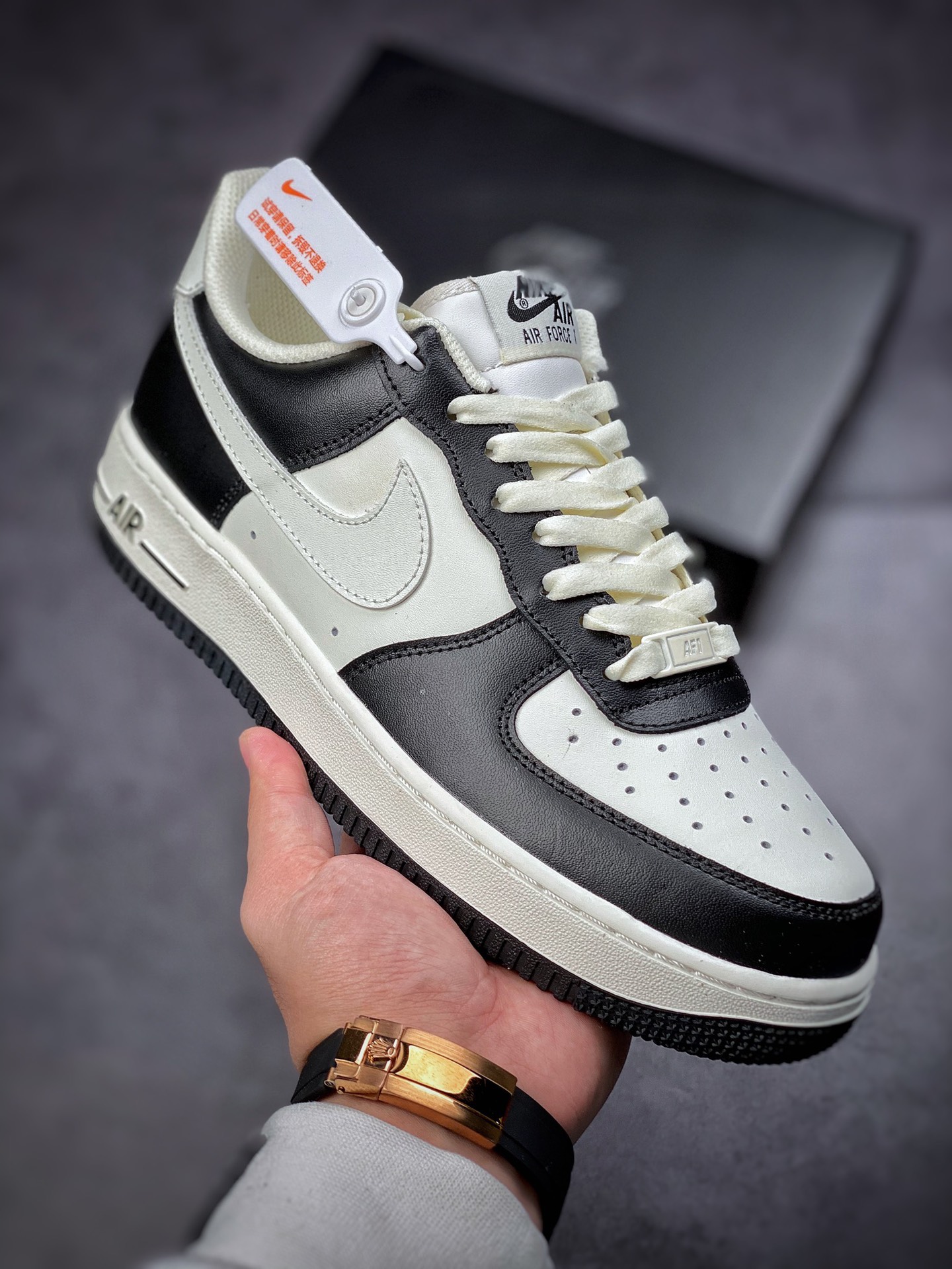 220  Nike Air Force 1 Low 07 米白黑熊猫 FG5969-806
