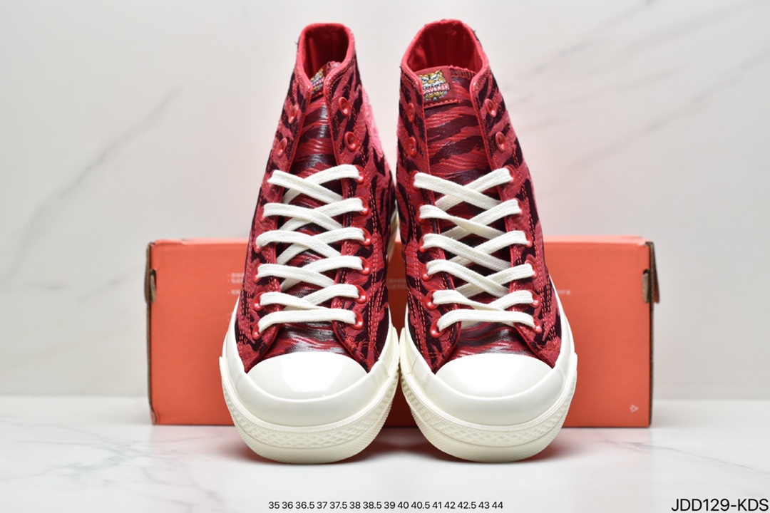 120 匡威Converse Chuck Taylor All Star 1970s High”Chinese New Year”复古三星标高帮休闲运动硫化百搭板鞋173126C