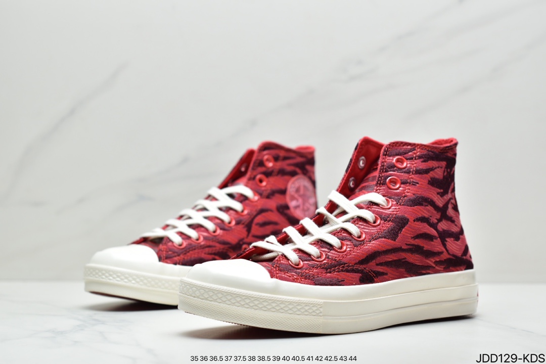 120 匡威Converse Chuck Taylor All Star 1970s High”Chinese New Year”复古三星标高帮休闲运动硫化百搭板鞋173126C
