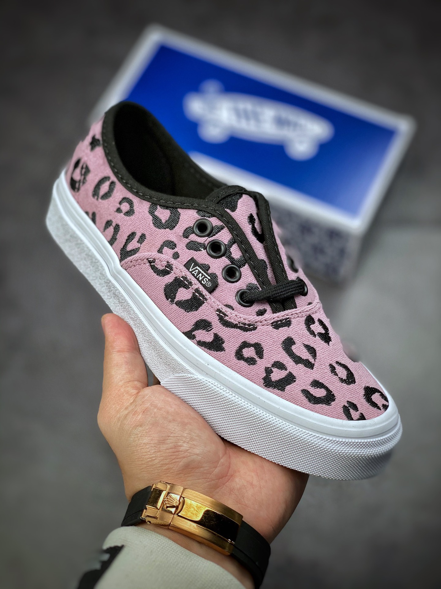 160  新款出货 Vans Authentic VLT LX 粉紫豹纹VN0A4CS48GB