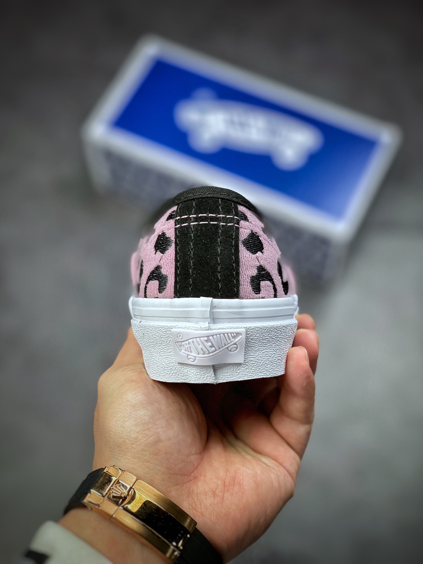 160  新款出货 Vans Authentic VLT LX 粉紫豹纹VN0A4CS48GB