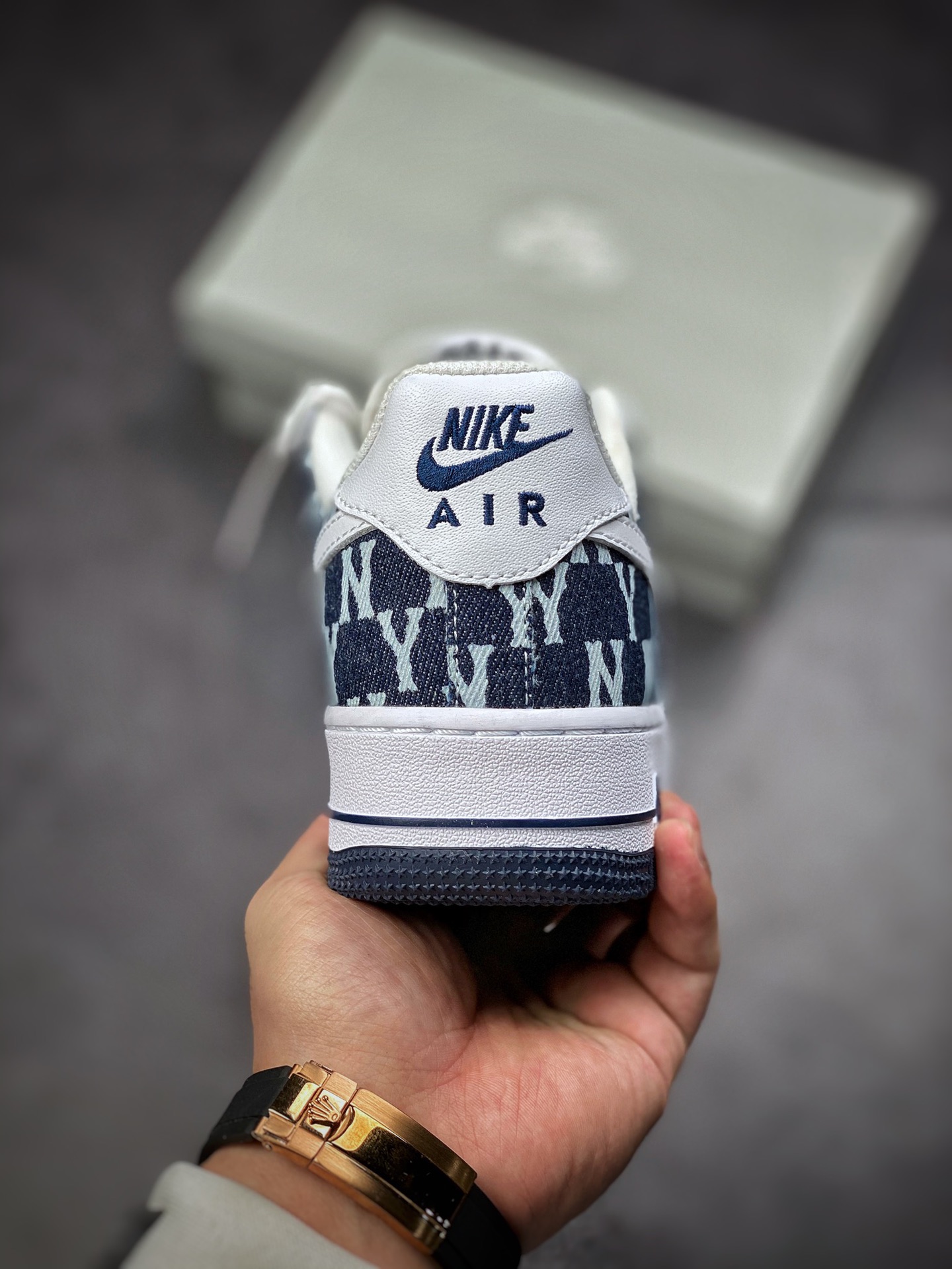 200  Nike Air Force 1 Low 07 白蓝丹宁印花 315122-441