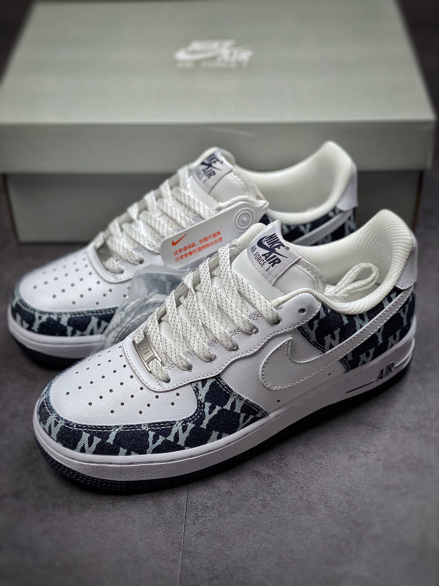 200  Nike Air Force 1 Low 07 白蓝丹宁印花 315122-441