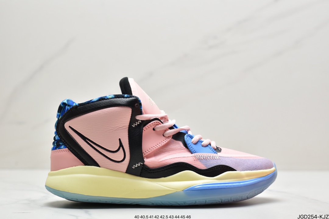 180 真标Nike Kyrie 8 Infnity EP 耐克 欧文8 Swoosh 采用镂空刺绣工DH5380