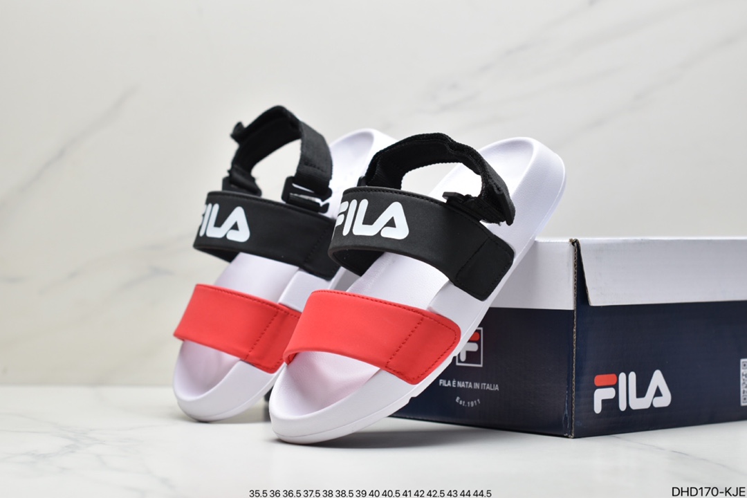 90 菲乐FILA TAPER 斐乐露趾运动拖鞋记忆海绵鞋垫