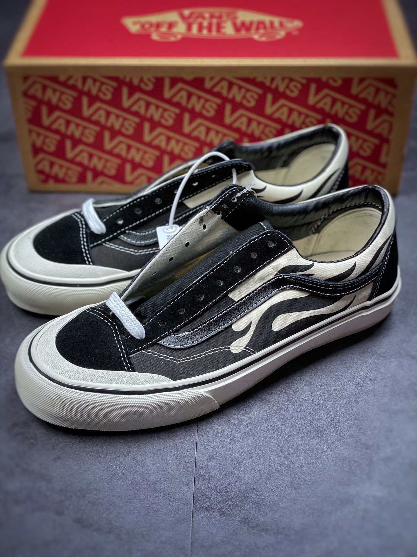 140  Vans Style 36 Cecon SF 半月包头 火焰翻盖鞋盒 重磅回归