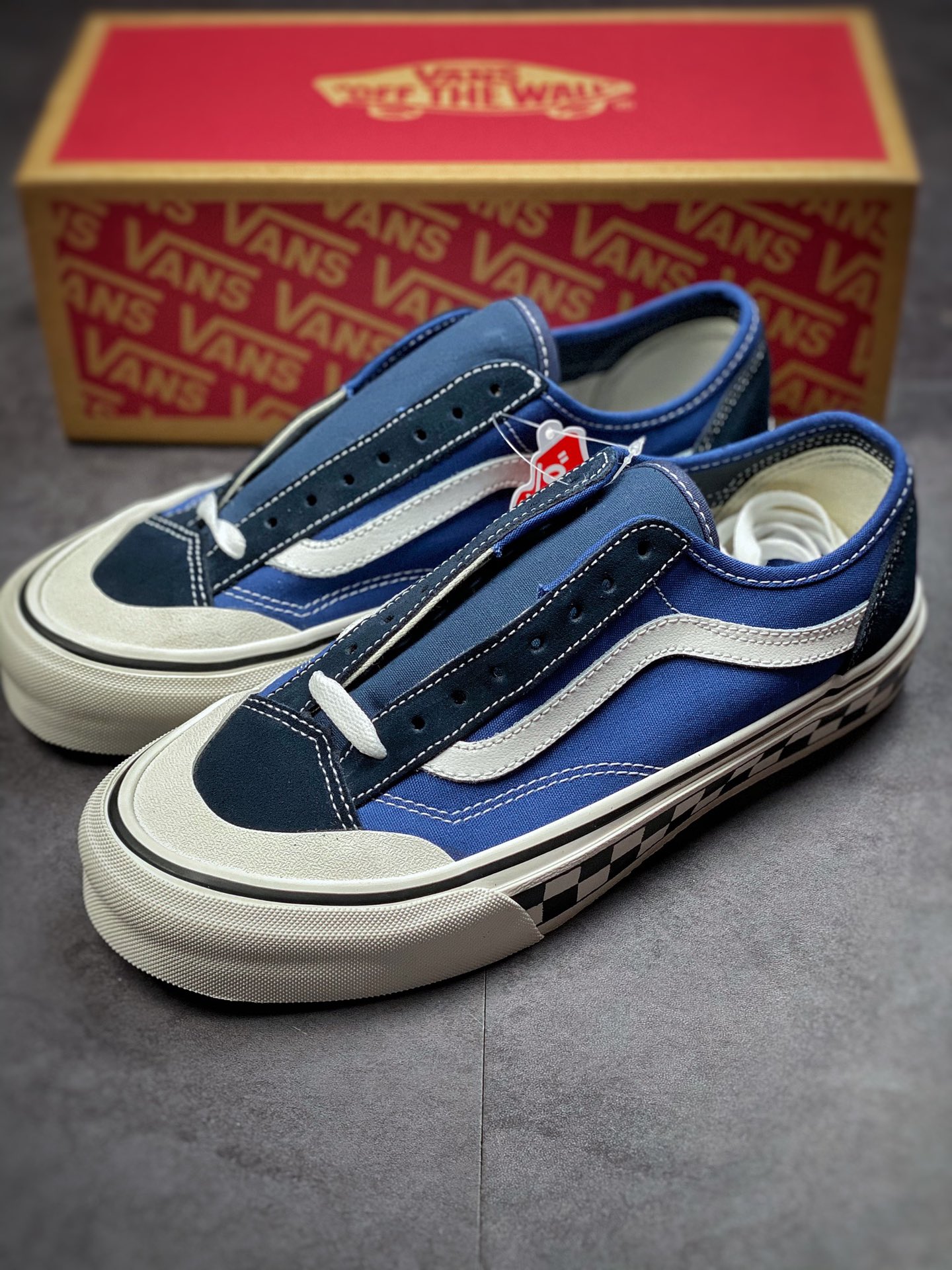 130  Vans Style 36 Cecon SF 包头蓝 新版翻盖鞋盒 重磅回归