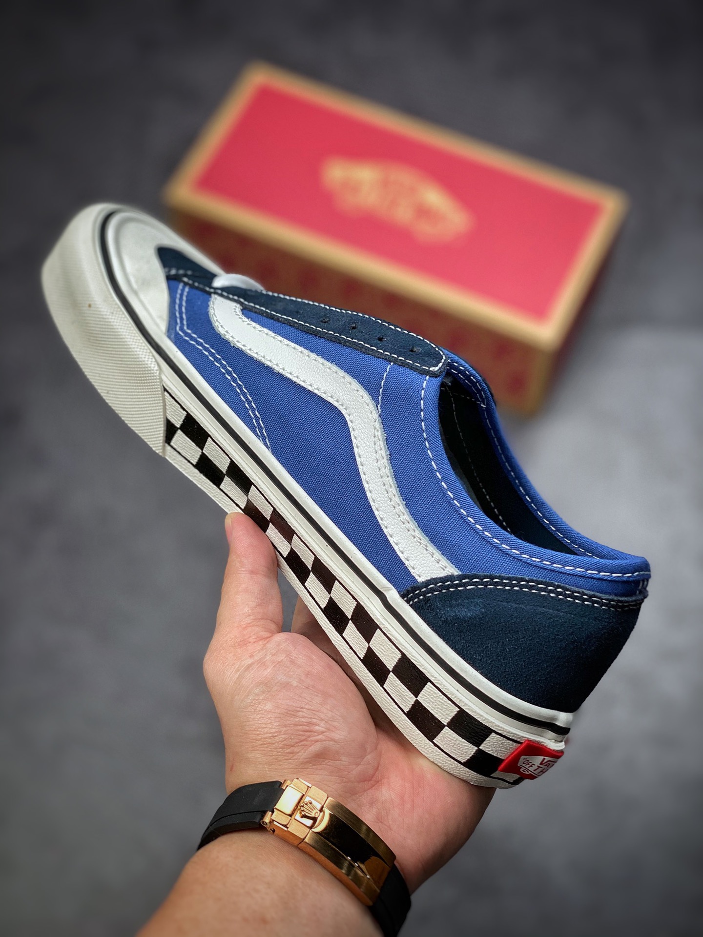 130  Vans Style 36 Cecon SF 包头蓝 新版翻盖鞋盒 重磅回归