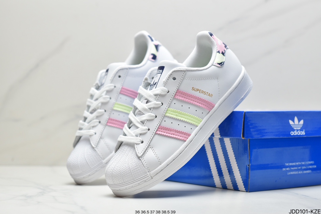 Adidas adidas Clover Originals Superstar ”White/Black/Gold” Shell Toe Sneakers GY5986