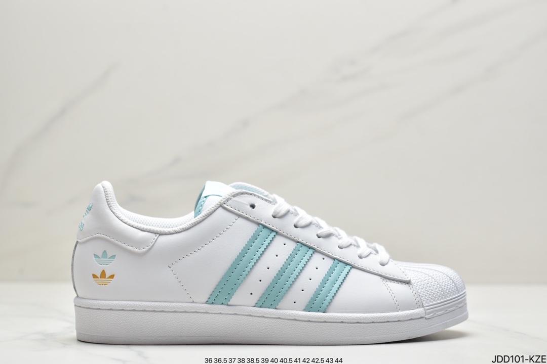 Adidas adidas Clover Originals Superstar ”White/Black/Gold” Shell Toe Sneakers GY5986