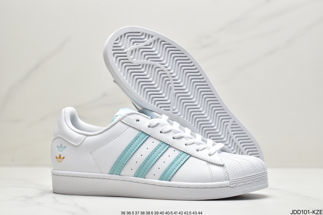 Adidas adidas Clover Originals Superstar ”White/Black/Gold” Shell Toe Sneakers GY5986