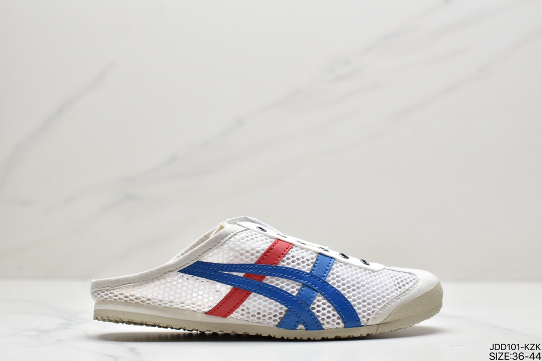 ASICS MEXICO 66 SLIP-ON canvas retro fashion slipper