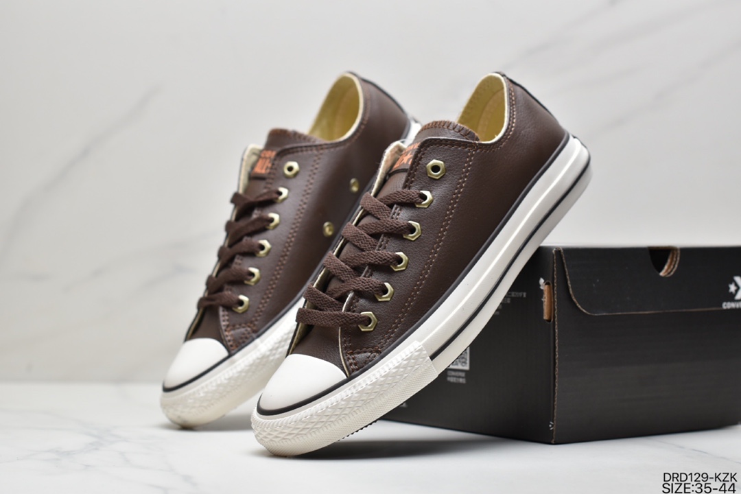 Converse Converse Chuck Taylor ST Leather Hi”Add wool ”star series classic high-top casual vulcanized sneakers