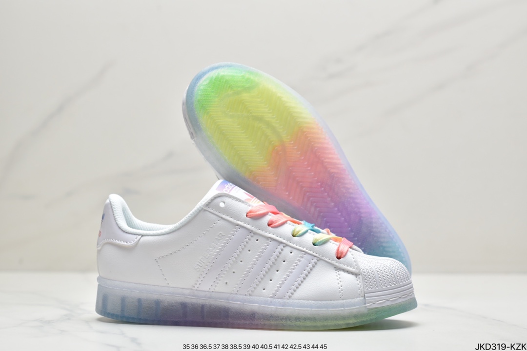 Adidas sneakers men's and women's clover FORUM LOW rainbow casual board shoes GW9682